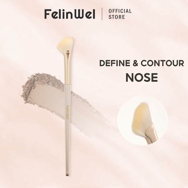 FelinWel Nose Contour Brush Half Fan-shape Makeup Brush