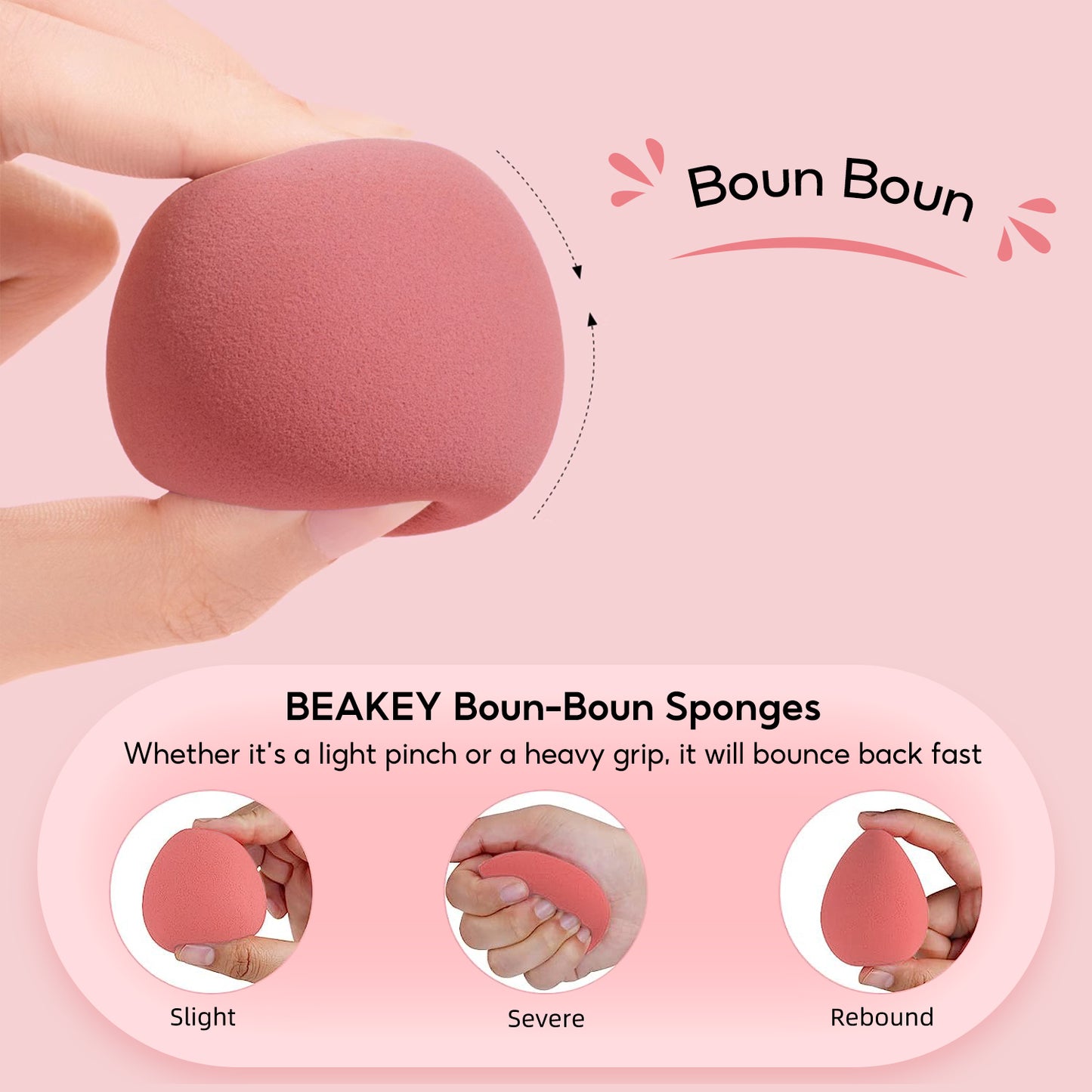 4er-Pack Beauty Blender Make-up-Schwämmchen-Set