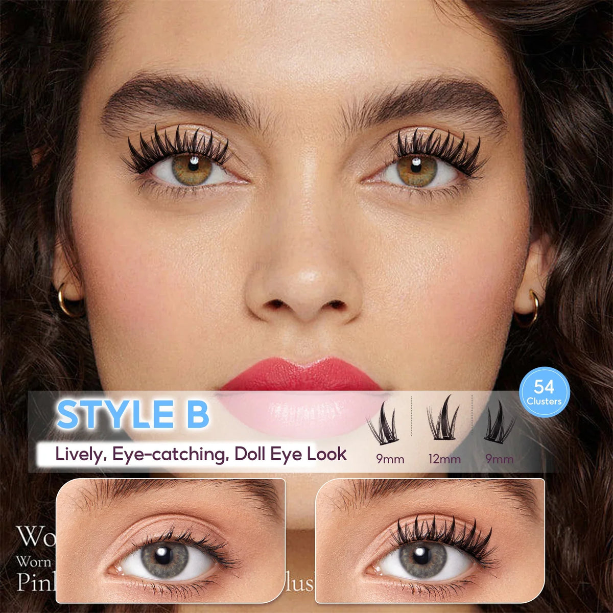 FelinWel Glue-Free Self-Adhesive Lashes – No Remover Needed
