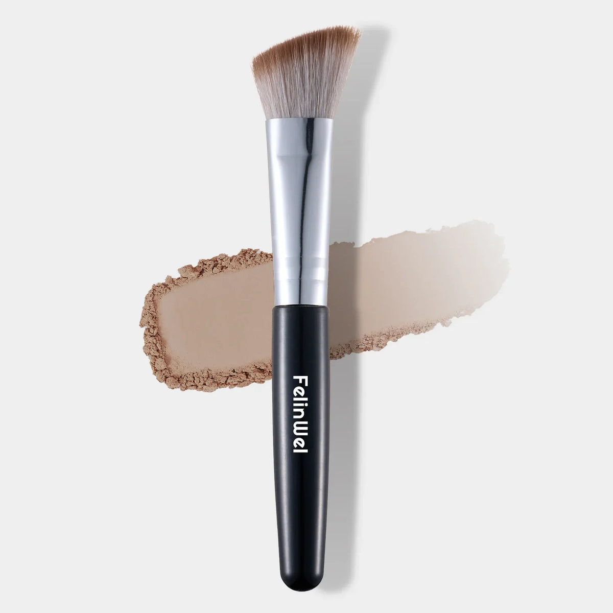 FelinWel Hairline Powder Brush Slope Brush Soft Precise Blending Fiber Vegan
