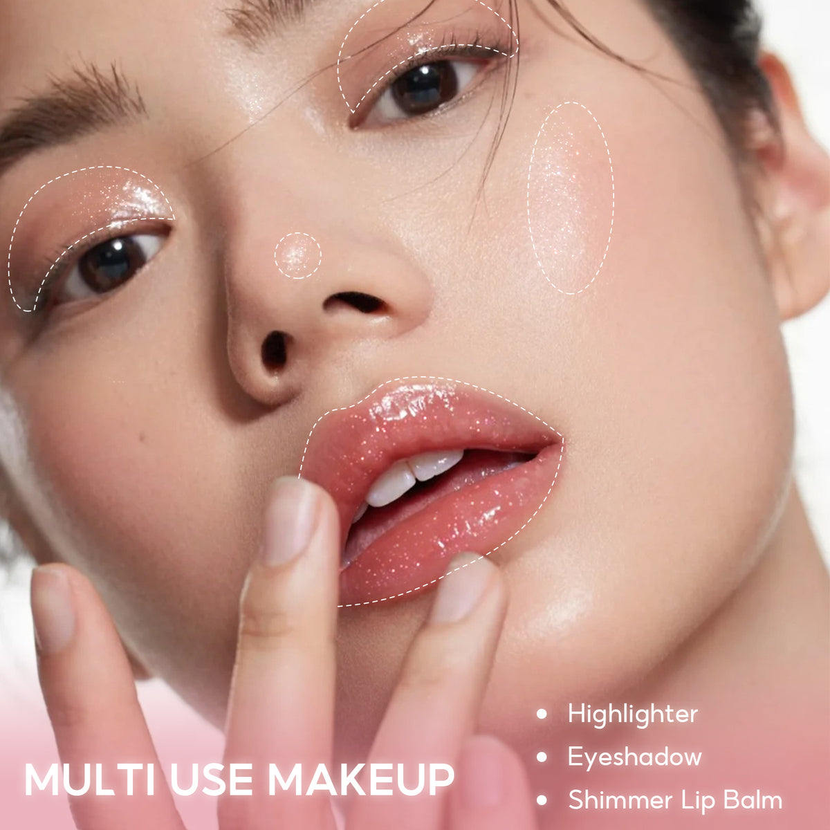 FelinWel Super Sparkly Lip Gloss Shining and Nourishing Fresh Texture