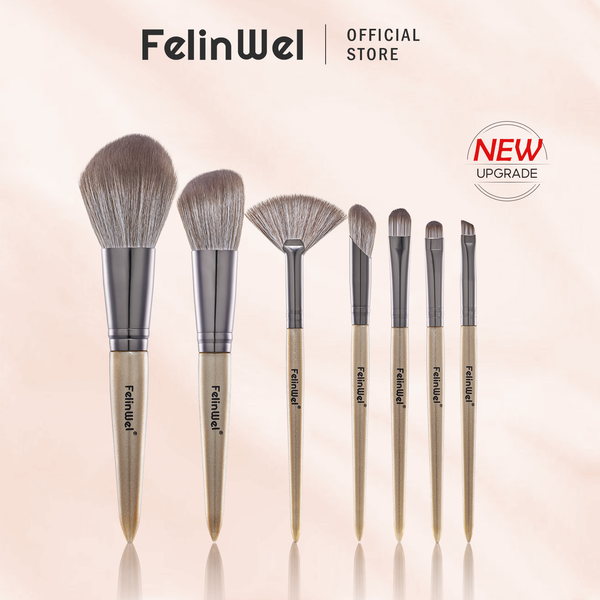 FelinWel 13-teiliges professionelles Make-up-Pinsel-Set, tierversuchsfrei, vegan