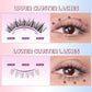 FelinWel 2 Styles Upper & Bottom Cluster Lashes Extensions Sunflower & Flame Style