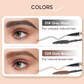 FelinWel Dual-Ended Brow Pen & Mascara - Waterproof Eyebrow Pencil with 2-Fork Tip & Tinted Brow Gel for Fuller Brows