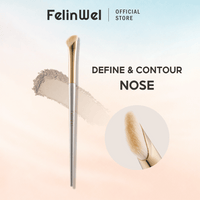 FelinWel Half Fan-Shape Nose Contour Brush – Precise Sculpting, Cruelty-Free