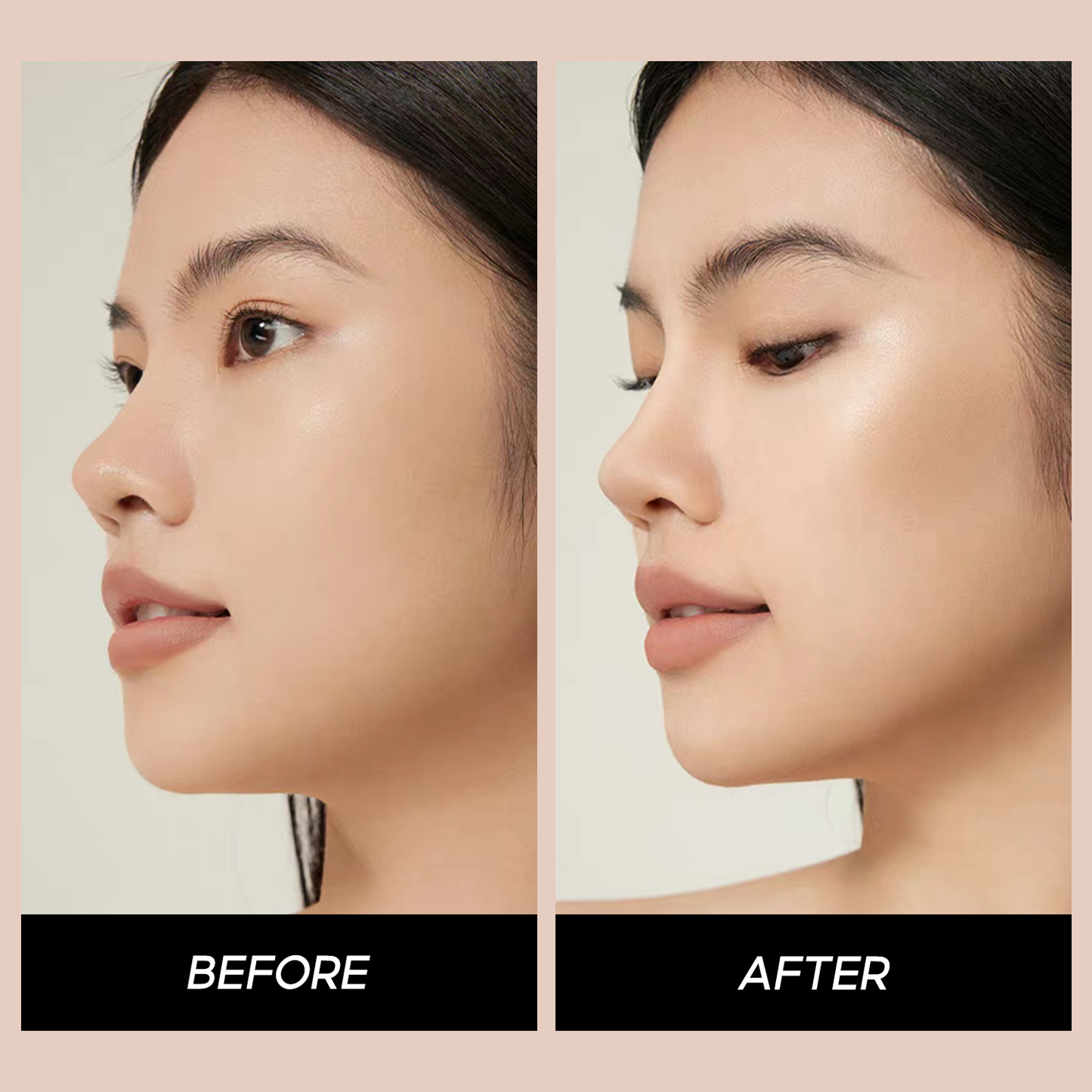 FelinWel 4 Farben Highlighter Contour Palette Makeup 3D Bronzer Matte Contour Powder 