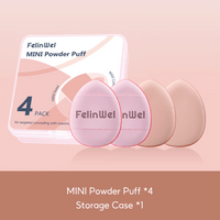 FelinWel – Mini-Finger-Puff-Set, Make-up-Schwamm, Gesichts-Concealer, Foundation, Detail-Puff 