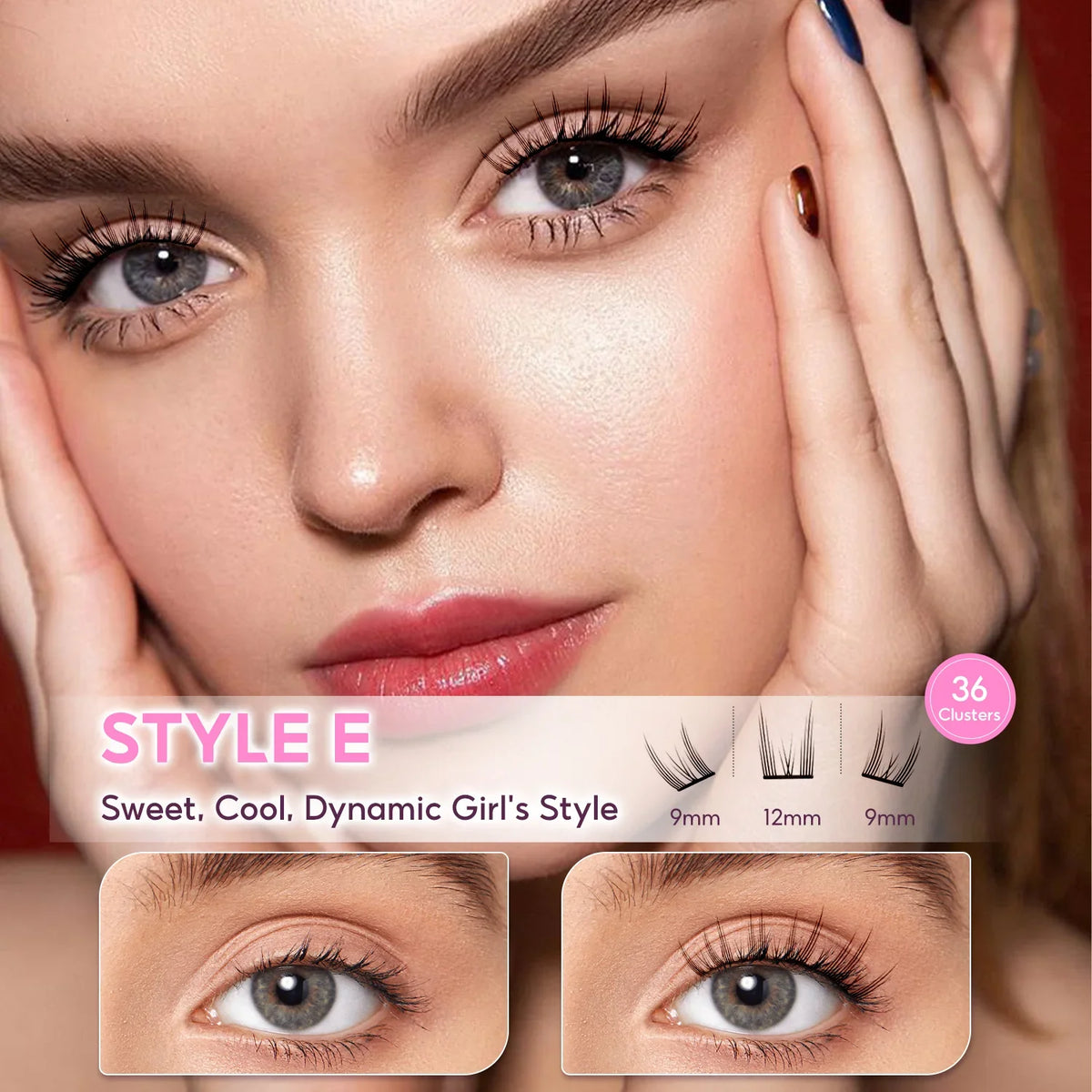 FelinWel Glue-Free Self-Adhesive Lashes – No Remover Needed