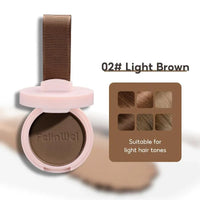 FelinWel Hairline Shadow Powder – Root Touch-Up, Mirror & Puff, 4 Shades
