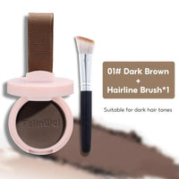 FelinWel Hairline Shadow Powder – Root Touch-Up, Mirror & Puff, 4 Shades