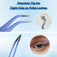 FelinWel False Eyelash Kit – Precision Tweezers & Waterproof Lash Glue Set