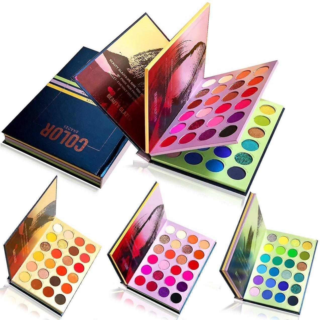 72 Color Press Lidschatten-Palette. Buch-Schattenpalette 
