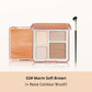 FelinWel 4 Farben Highlighter Contour Palette Makeup 3D Bronzer Matte Contour Powder 